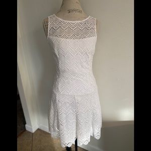 White lace dress